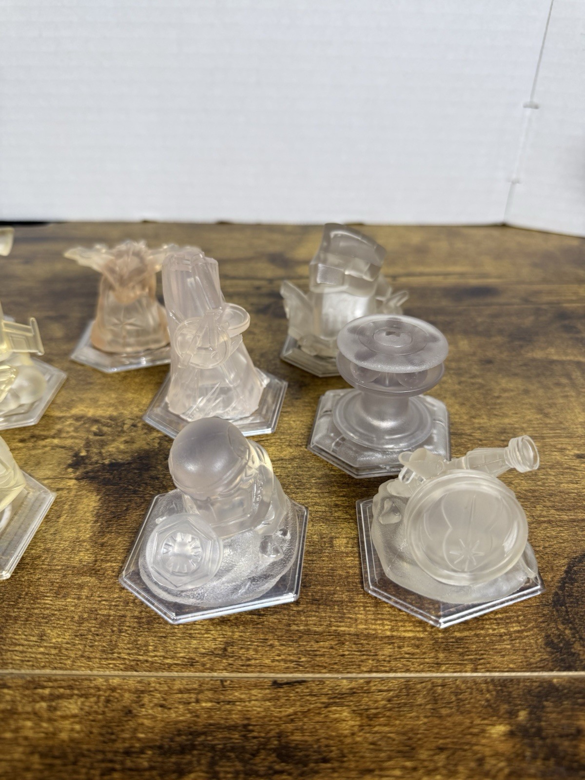 10 pc Lot of Disney Infinity Crystal Figures 1.0,2.0,3.0 *Not Tested*