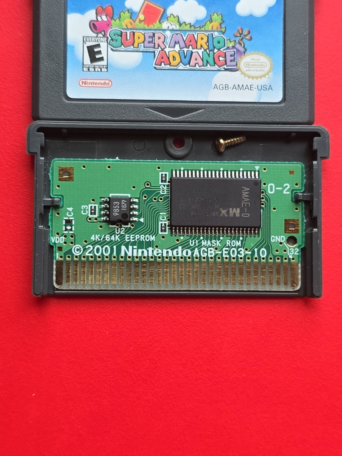GBA Super Mario Advance Nintendo Game Boy Advance Authentic Saves