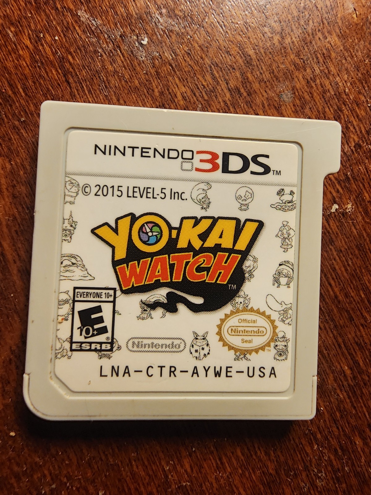 Yo-Kai Watch (Nintendo 3DS, 2015) Authentic, Tested & Working