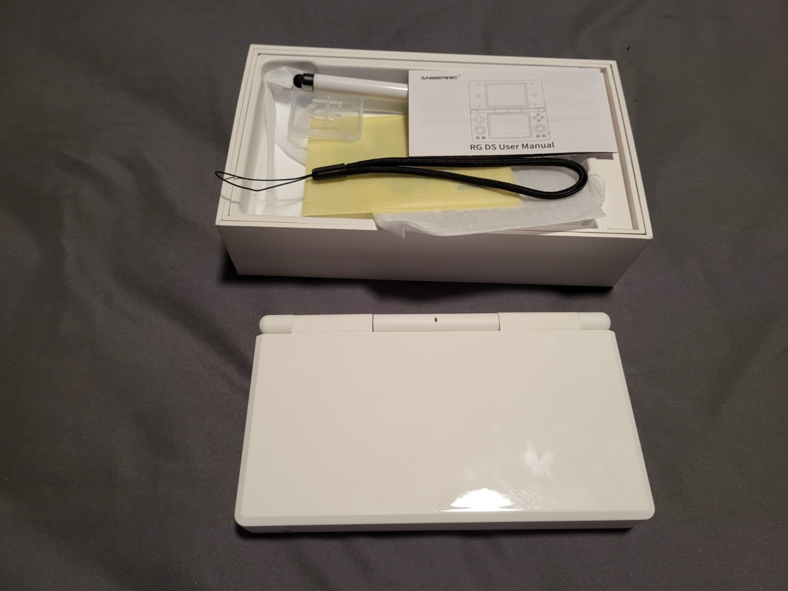 Anbernic RG DS 64GB+128GB Handheld Console – White T