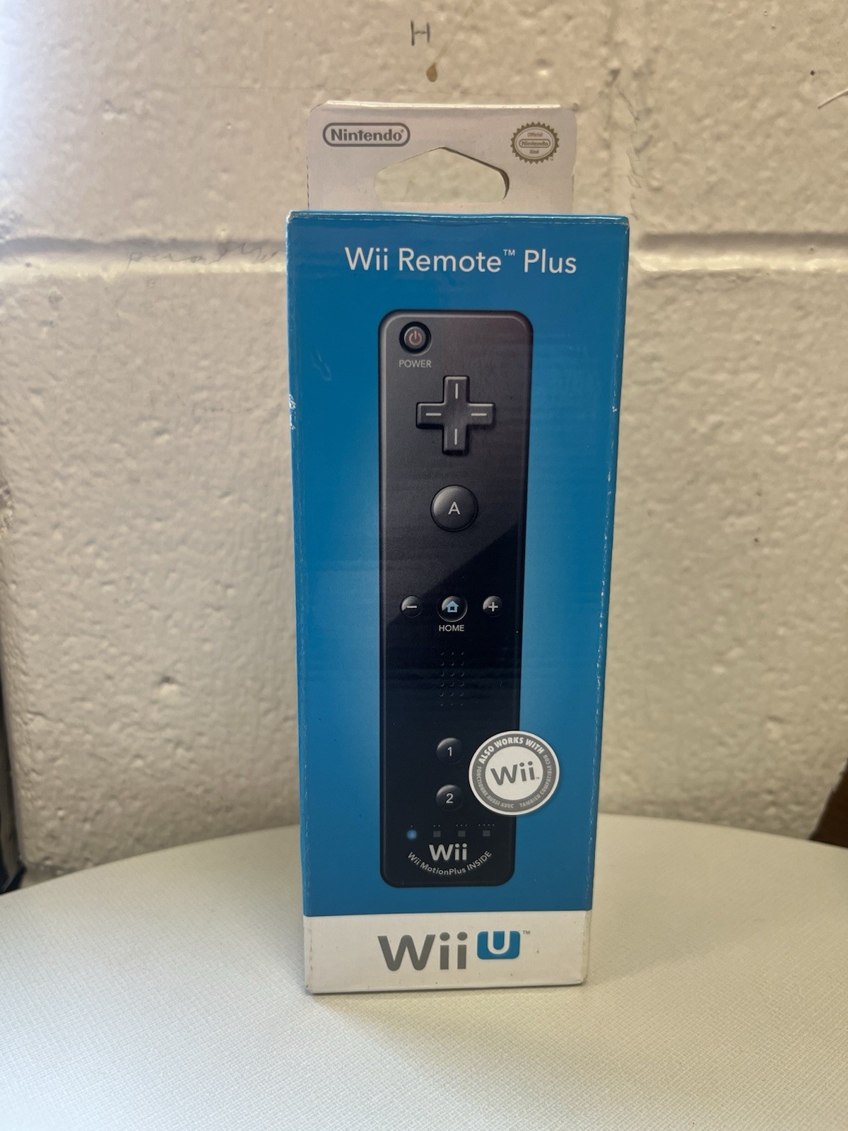 OEM Authentic Nintendo Wii U Remote Plus Motion Controller – Black – New Sealed