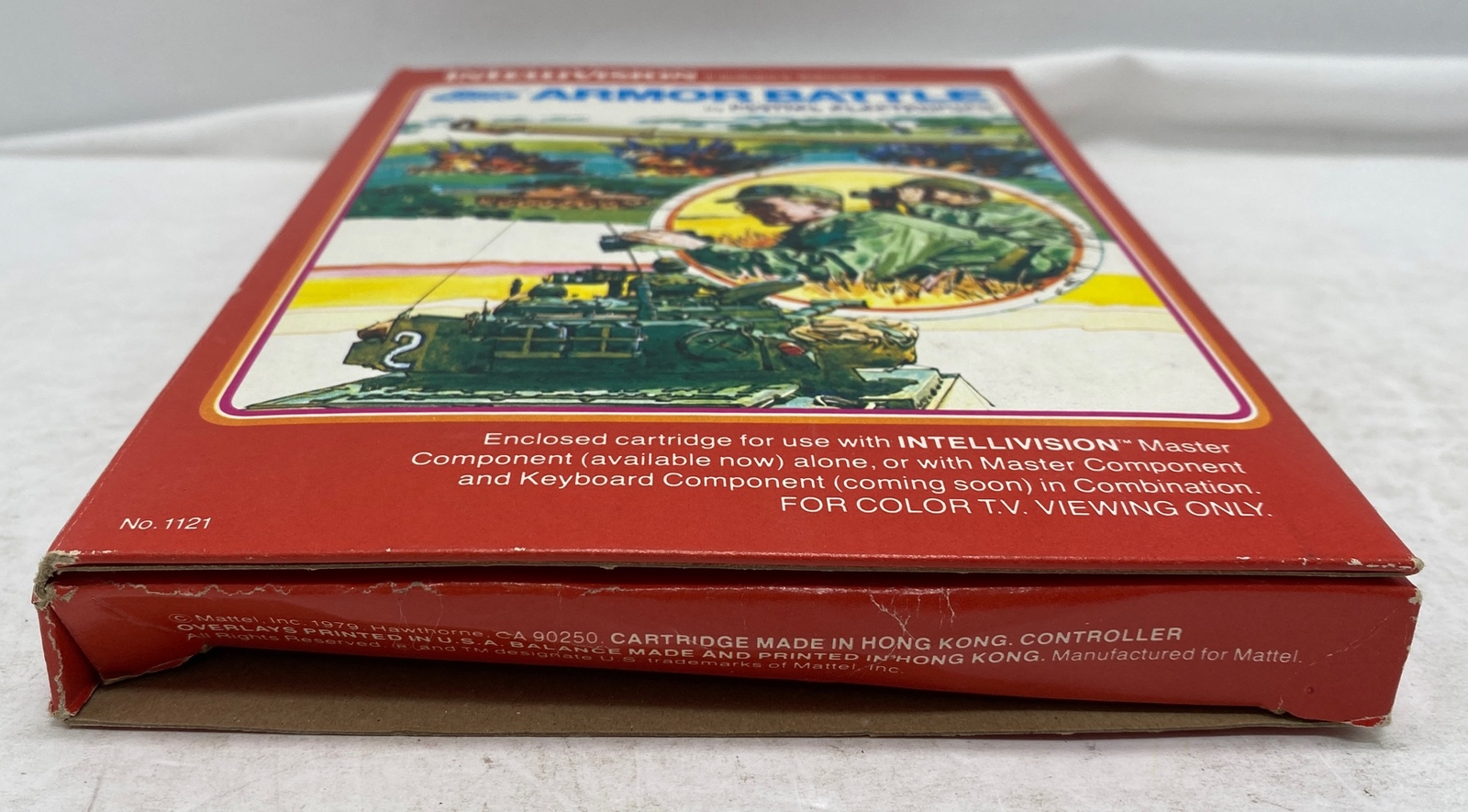 ARMOR BATTLE Intellivision video game Complete Tested Mattel Electronics
