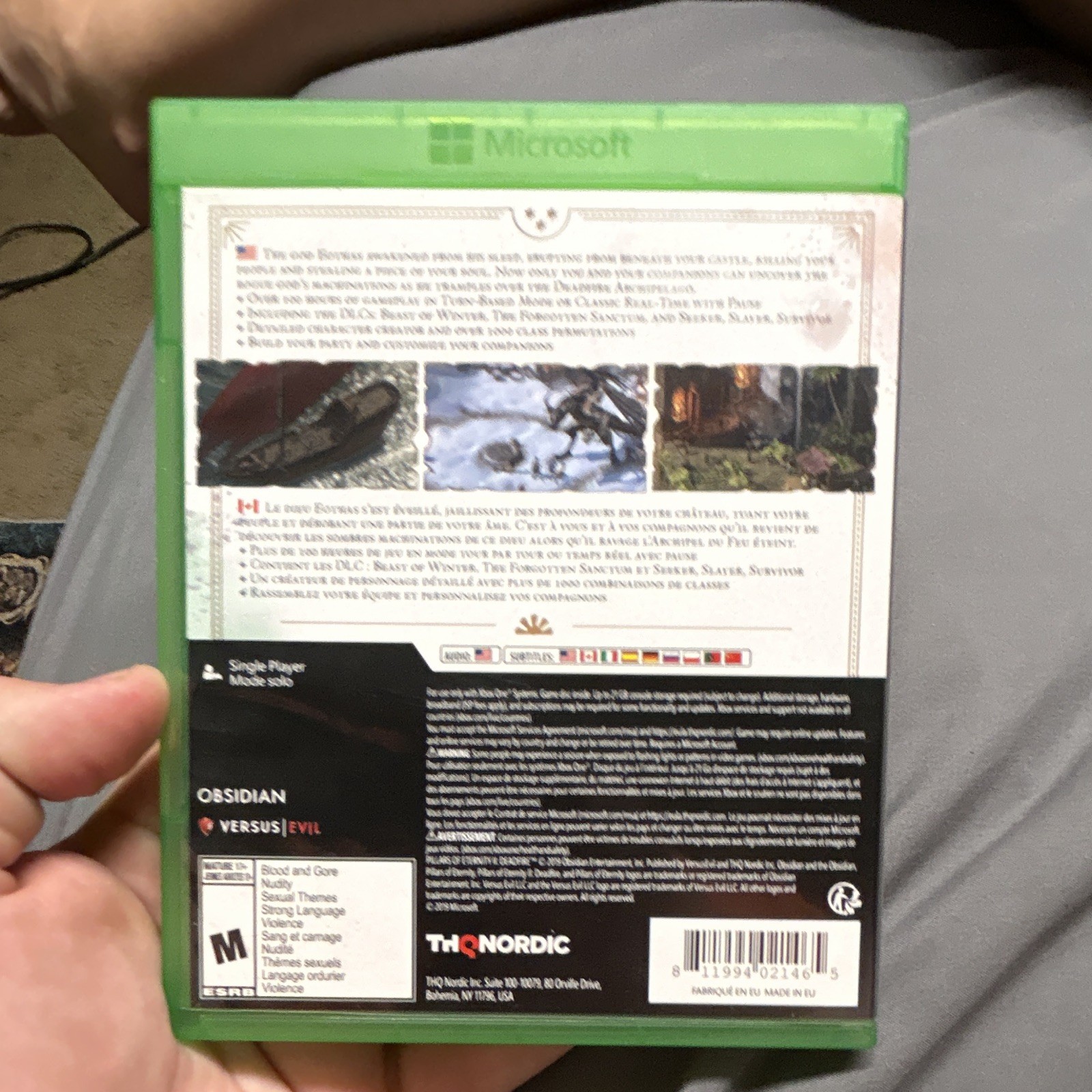 THQ Nordic Pillars of Eternity II: Deadfire Ultimate Xbox One Disc w/ Case M