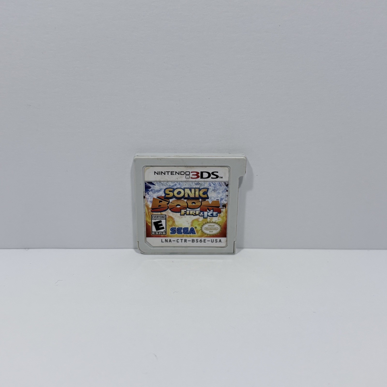 Sonic Boom Fire & Ice By Sega Nintendo 3DS Game Cartridge TESTED! CLEAN PINS!