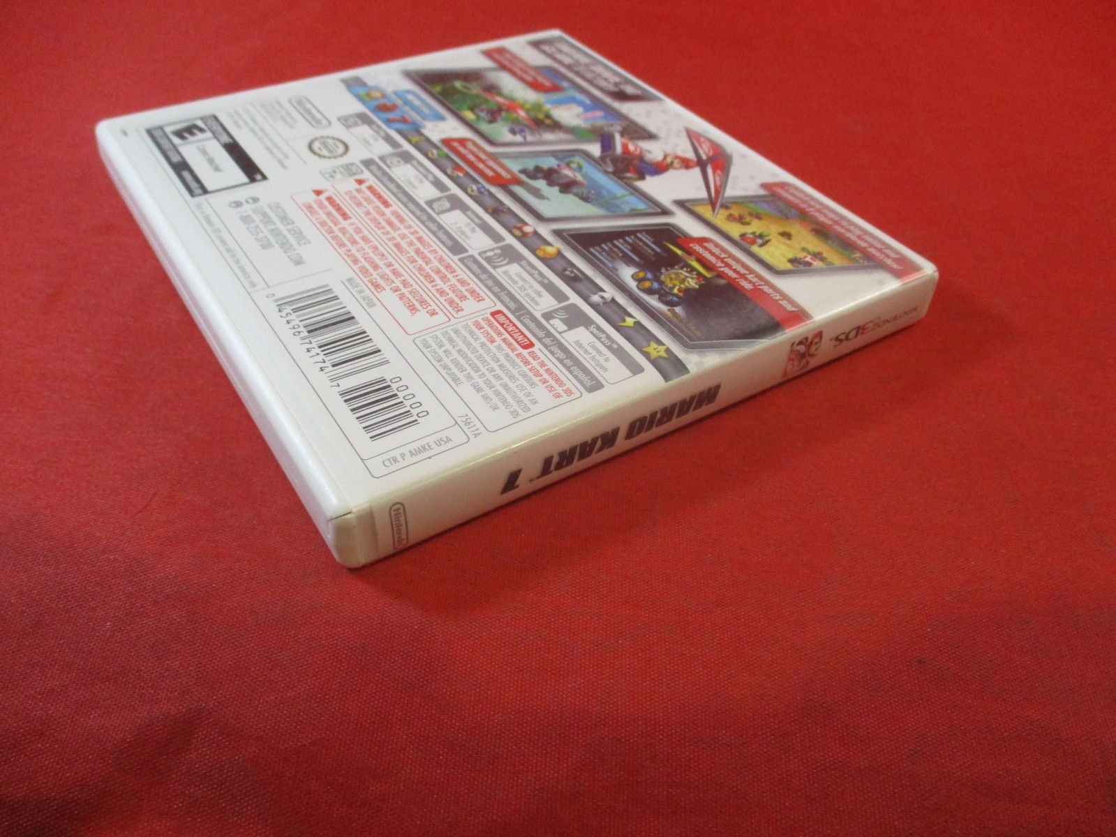Mario Kart 7 Nintendo 3DS Empty Original Case ONLY (*no game or manual*) #E