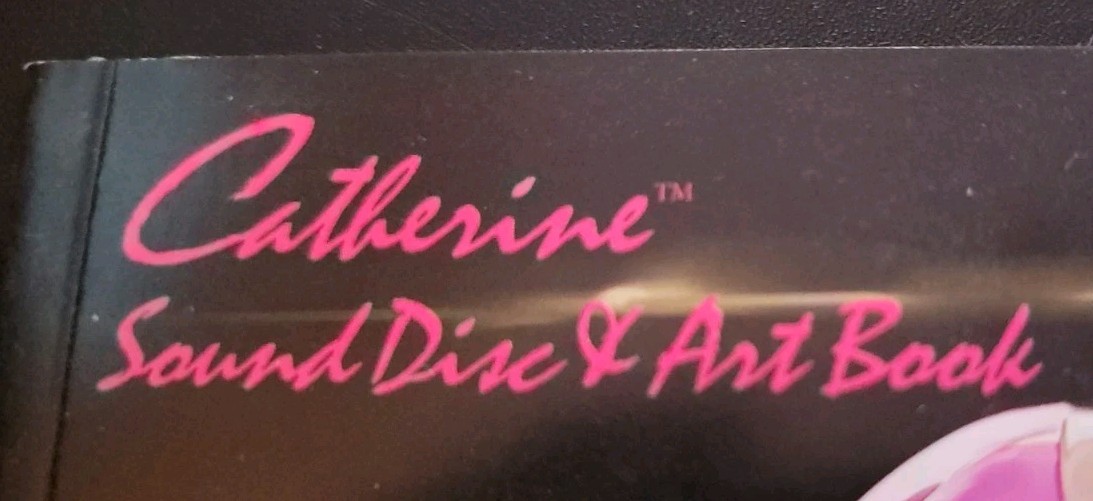 Catherine Sound Disc and Art Book Japan Xbox 360 XB360 PS3 New Unused 100%!
