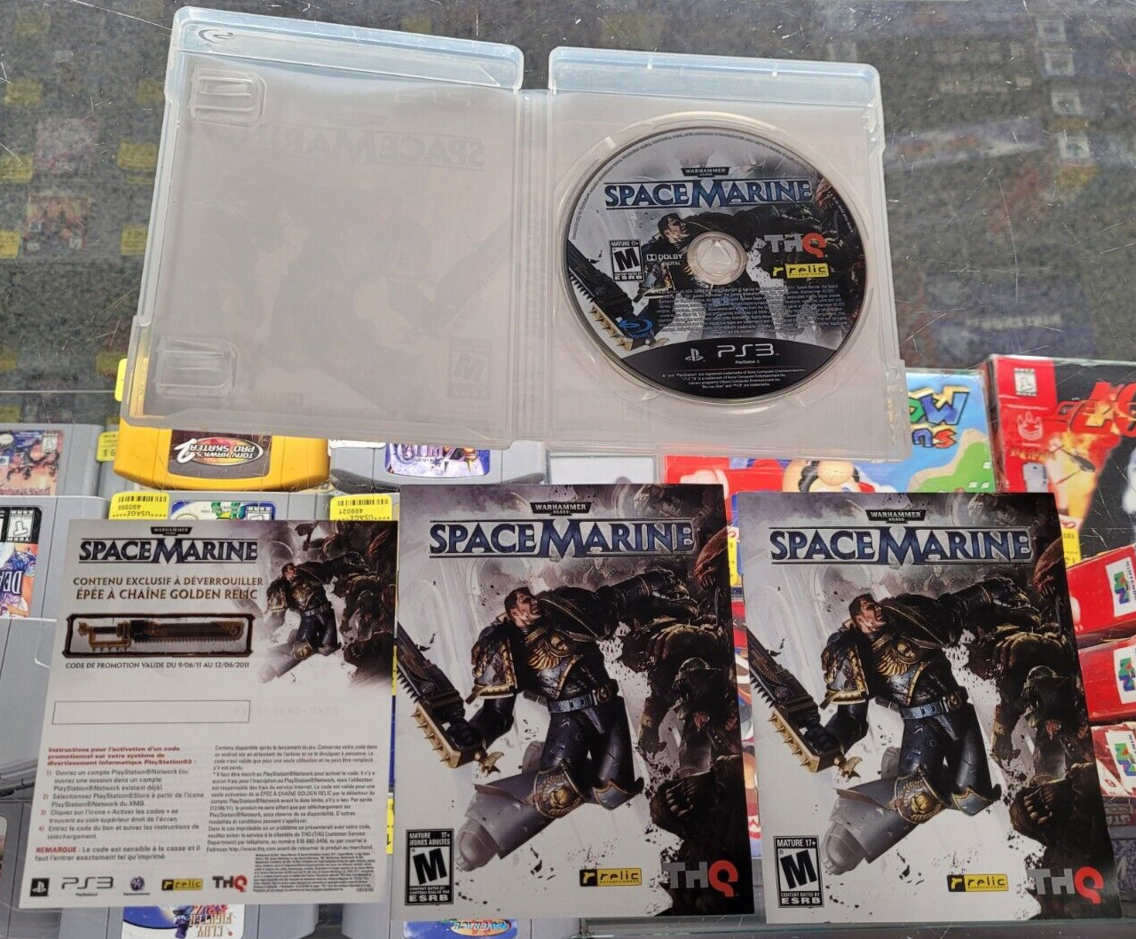 Warhammer 40,000: Space Marine (Sony PlayStation 3, 2011) CIB