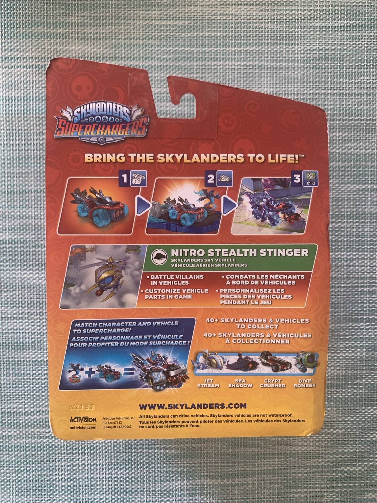Skylanders Superchargers Nitro Stealth Stinger Target Exclusive New NIB