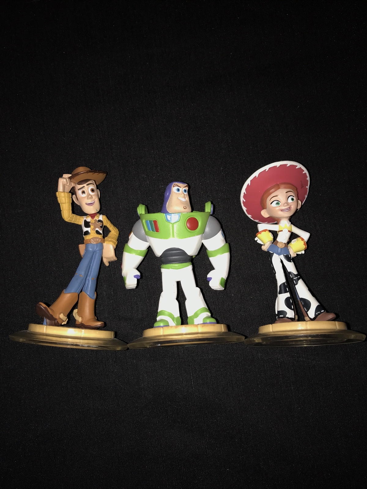 Disney Infinity Playset Toy Story Figures Lot of 3 Woody Jesse Buzz Lightyear