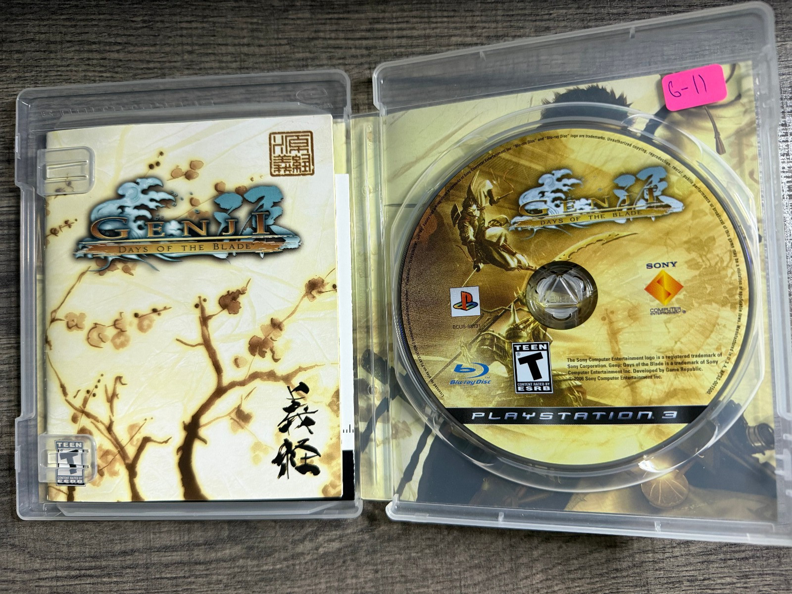 Genji: Days of the Blade – Sony Playstation 3 PS3 – Acceptable Condition