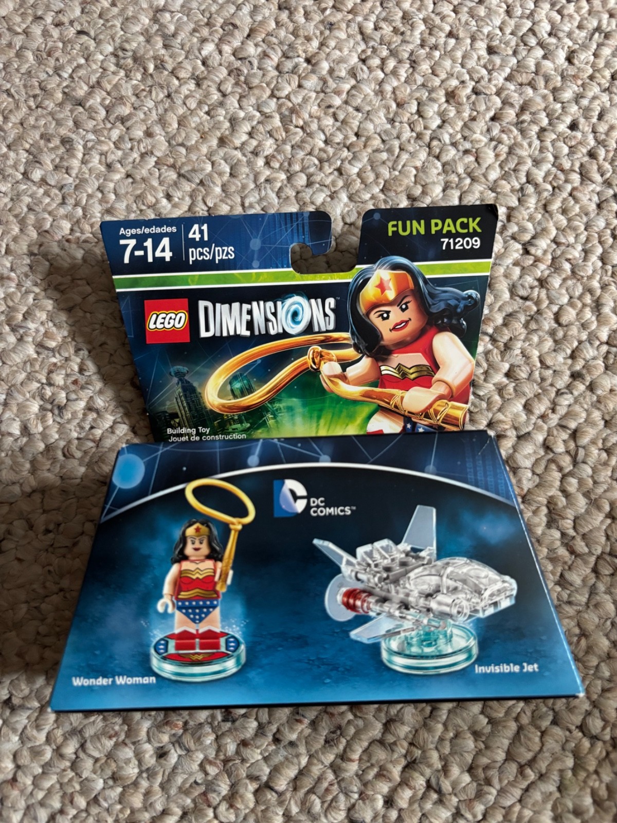 LEGO Dimensions 71209 Wonder Woman Fun Pack – Invisible Jet New Sealed DC Comics