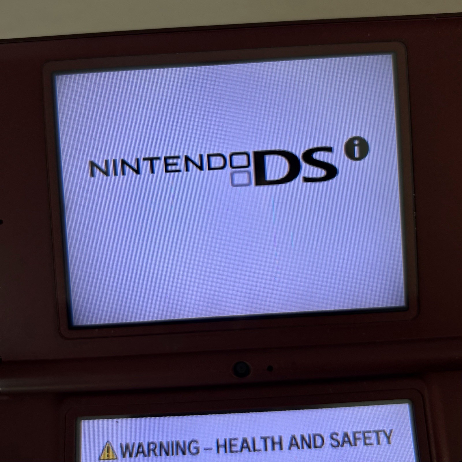 Nintendo DSi XL Console Red Burgundy Working – Dark Top Screen Edges See Photos