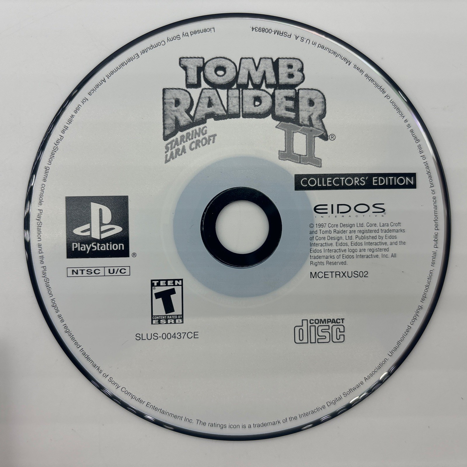 Tomb Raider II 2 Collector’s Edition (Sony Playstation 1 Ps1) Complete – Tested