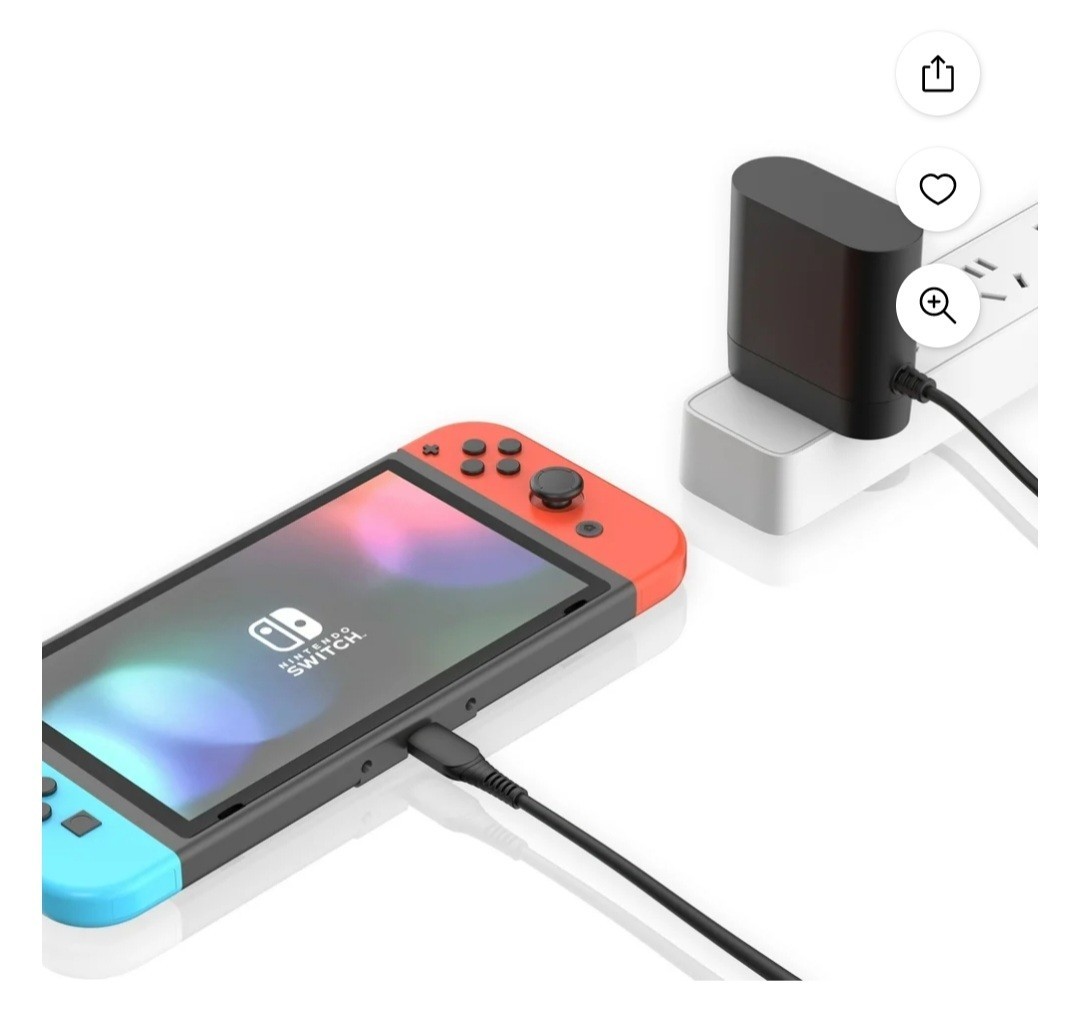 Nintendo Switch Onn AC Charger 5v-15v