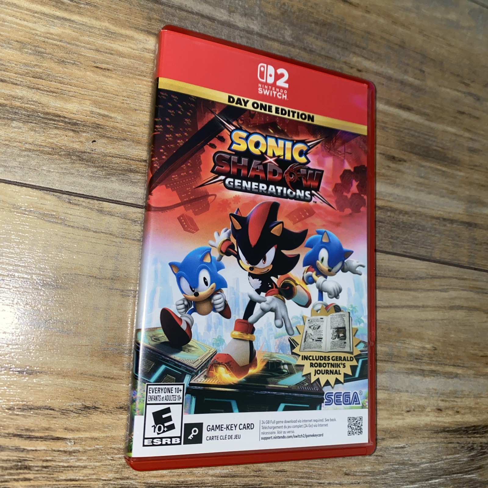 Sonic X Shadow Generations (Nintendo Switch 2) CASE ONLY NO GAME IS INCLUDED
