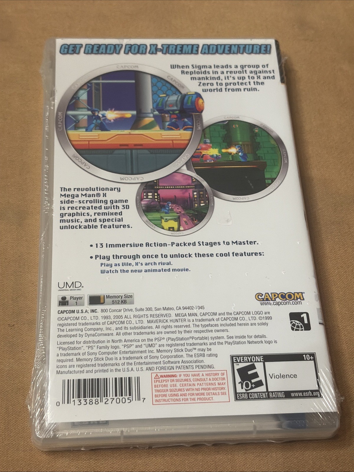Mega Man Maverick Hunter X Sony PSP 2006 Brand New Sealed