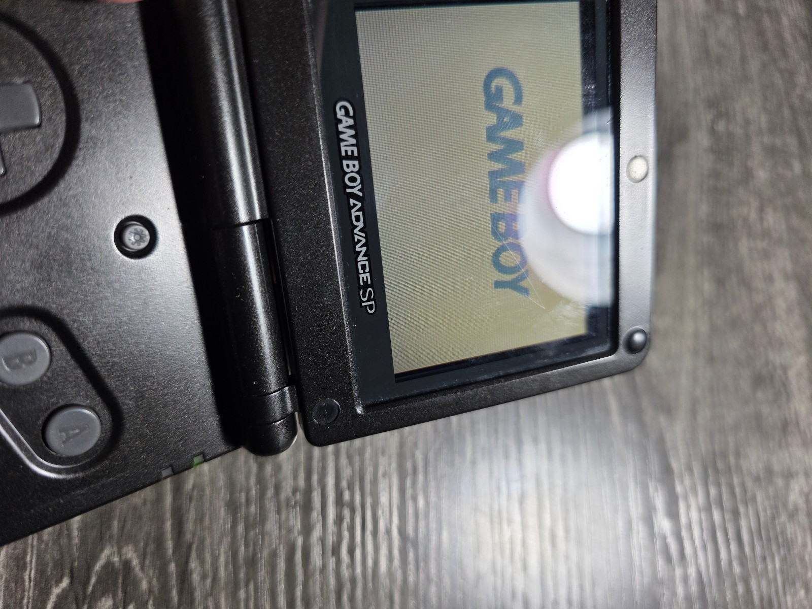 Nintendo Gameboy Advance GBA SP System Console Onyx Black AGS-001 W/ Charger