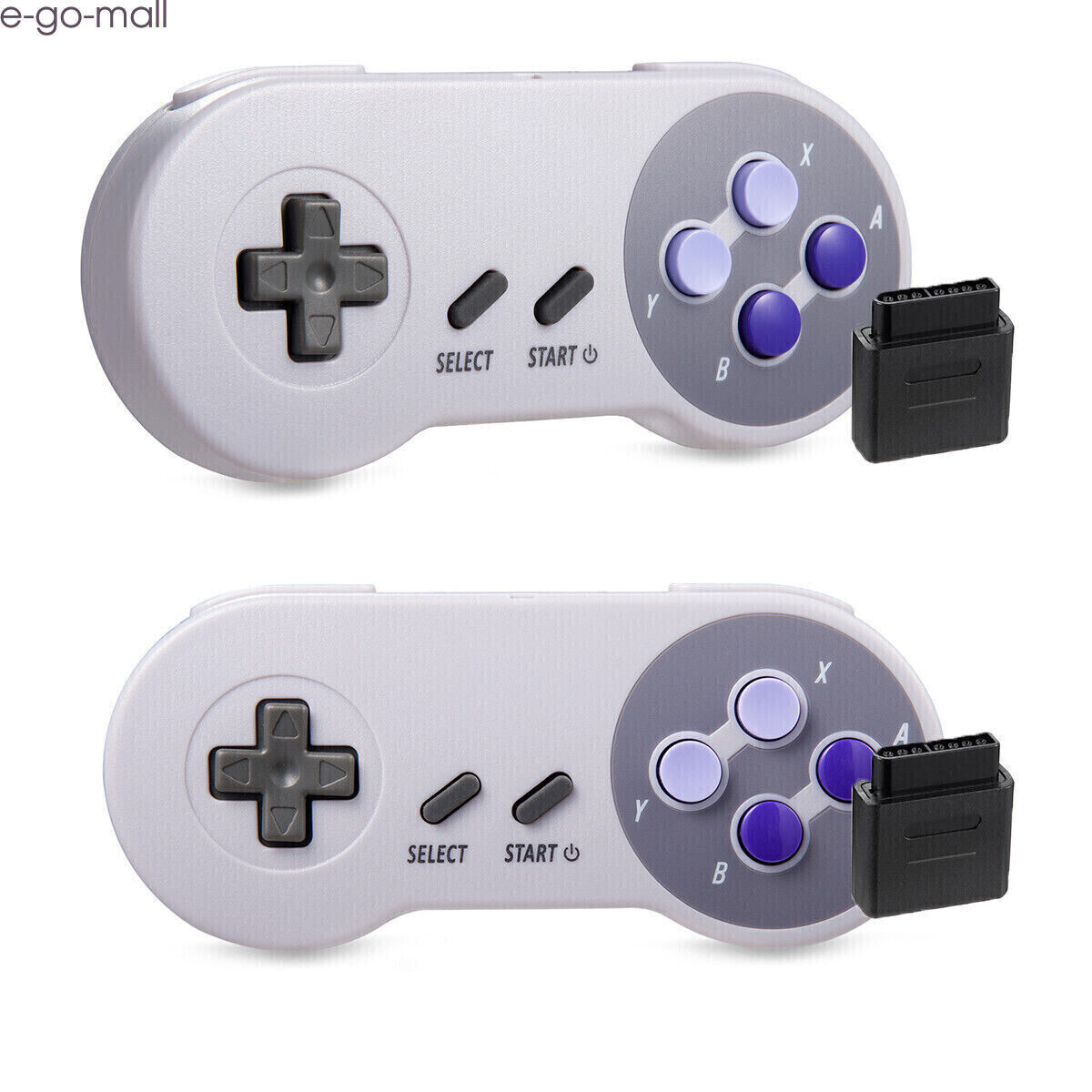 2 PACK SNES Gamepad Receiver for Super Nintendo Entertainment System Super NES