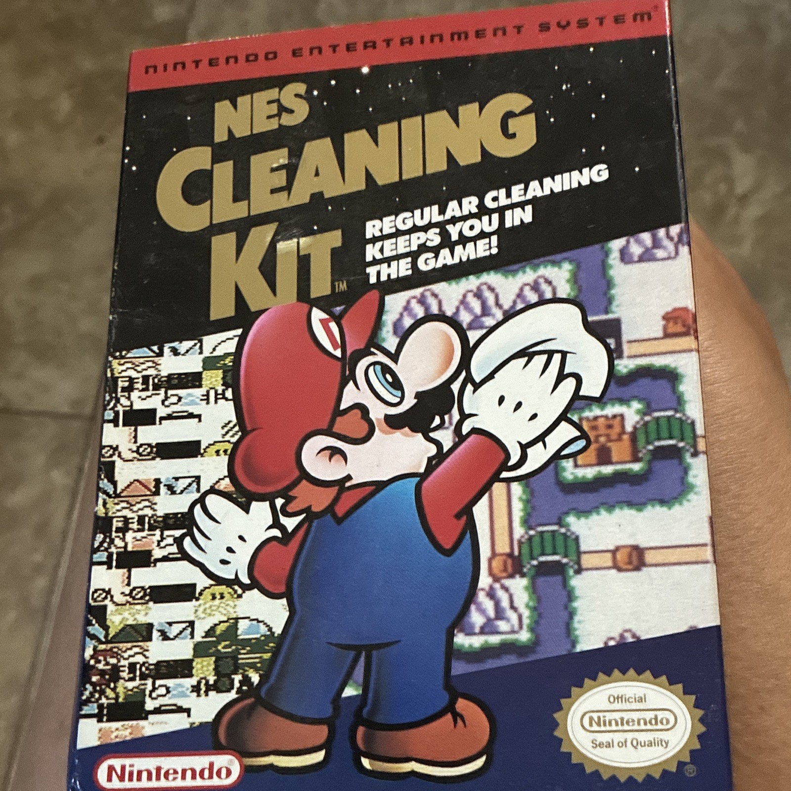 Nintendo NES Cleaning Kit for Nintendo Entertainment System Console w/ Manual