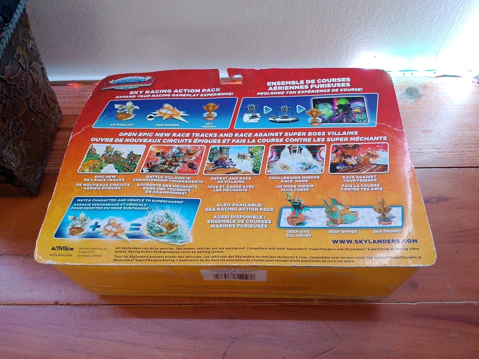 Skylanders Superchargers SKY RACING ACTION PACK Astroblast Sky Trophy Sun Runner