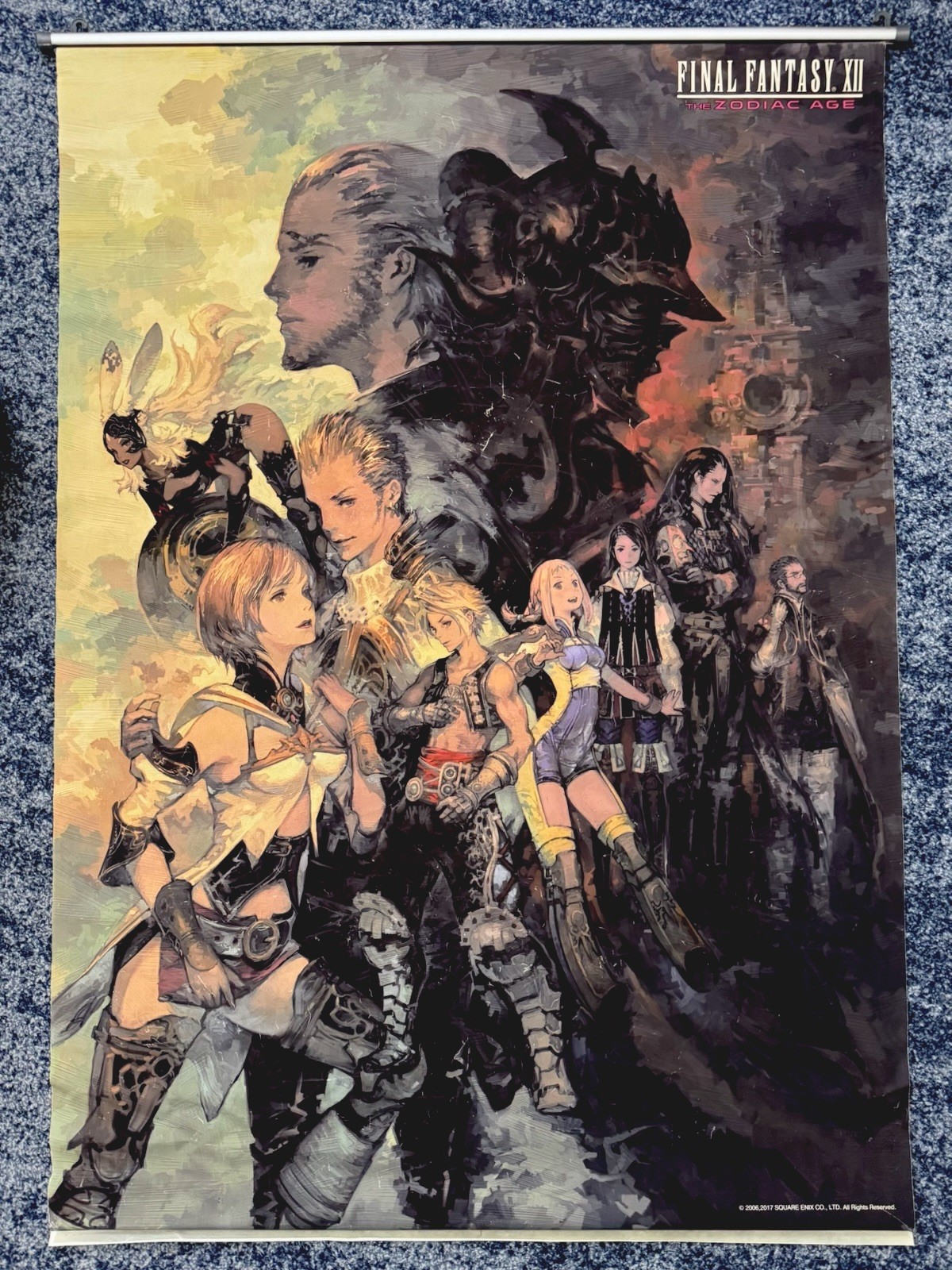 FINAL FANTASY XII 12 THE ZODIAC AGE Rare Promo Poster PlayStation 4 Ps4
