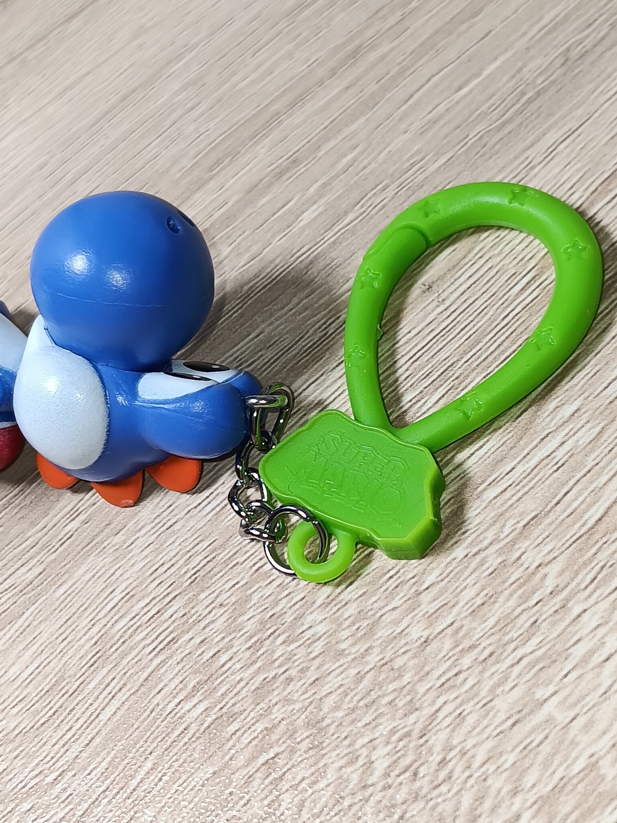 *FREE SHIP* 2″ DARK BLUE YOSHI BackPack Buddies Clip Keychain Super Mario