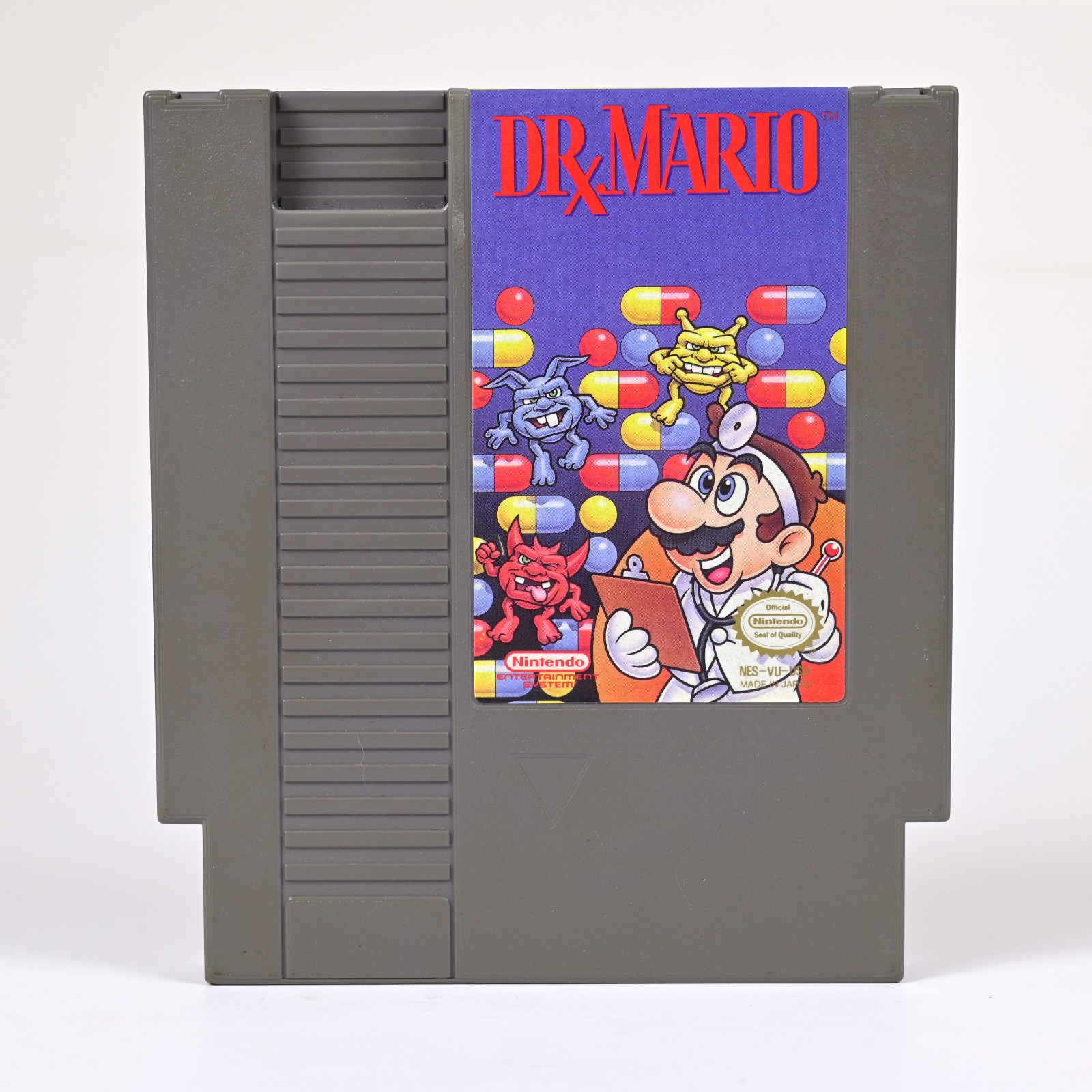 Dr. Mario Game Cartridge with Instruction Booklet Manual NES | Authentic