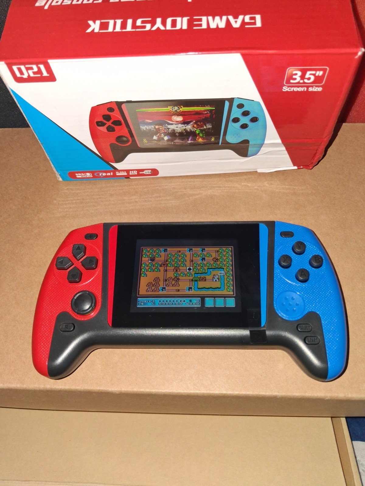500 Games in 1 Q21 Handheld Console 3.5″ Screen Rechargeable Retro Gift
