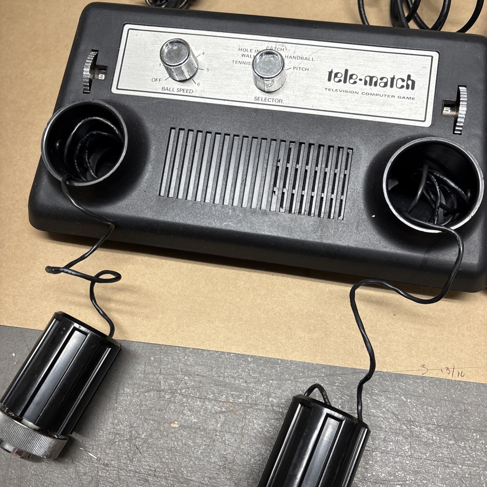 Vintage TELE MATCH 3300R Television Computer Game Complete Very Nice Condition