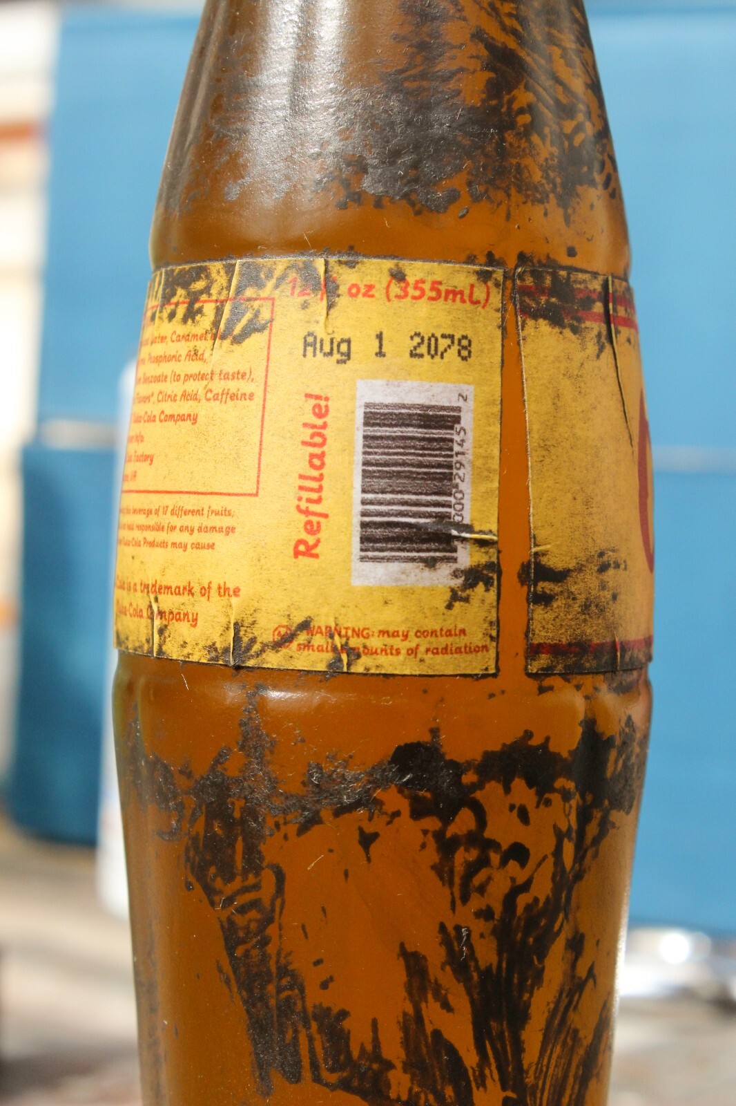 Handmade Nuka Cola Orange 12oz Bottle Replica Inspired from Fallout 4 / 76