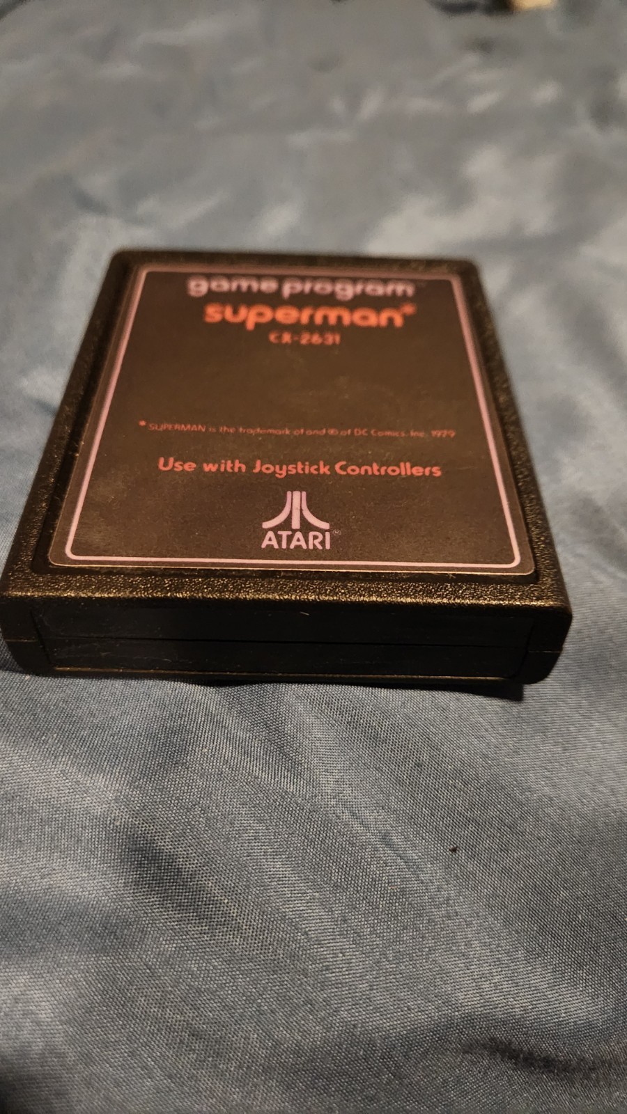 Atari 8 Game Binder Storage Case Brown Vintage 7 Games Included TESTED/WORKING