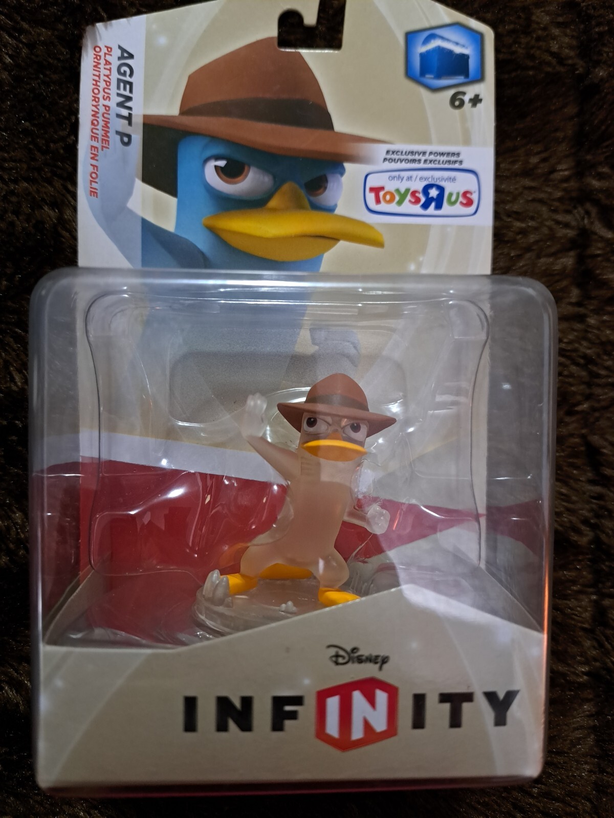 Disney Infinity *CRYSTAL* Agent P (Perry The Platypus) Phineas and Ferb
