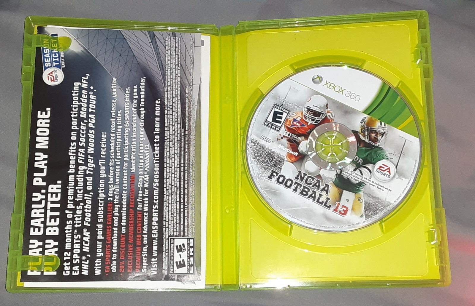 NCAA Football 13 (Xbox 360, 2012)