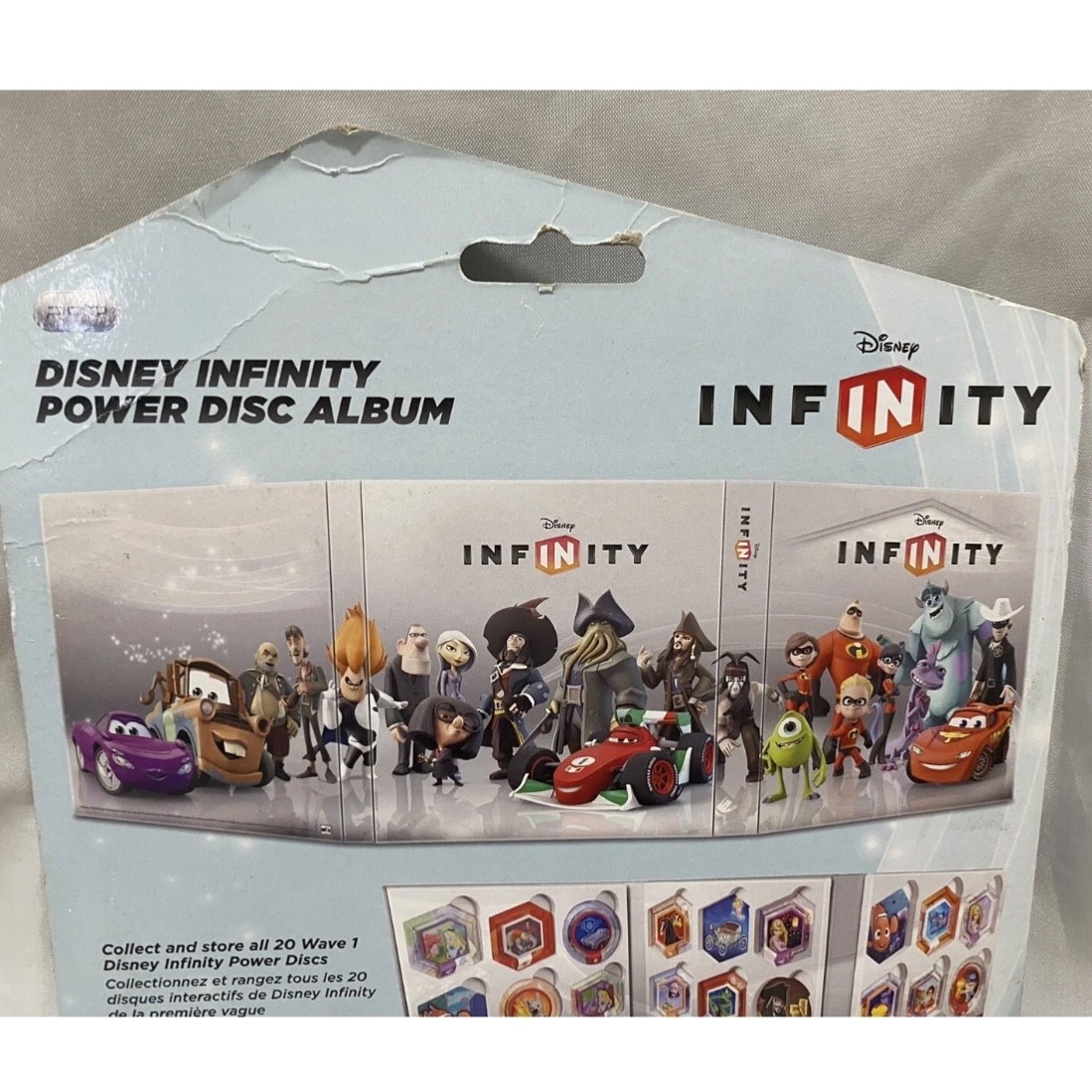 Disney Infinity 2.0 Power Disc Album Storage Case Collector Book Video Game