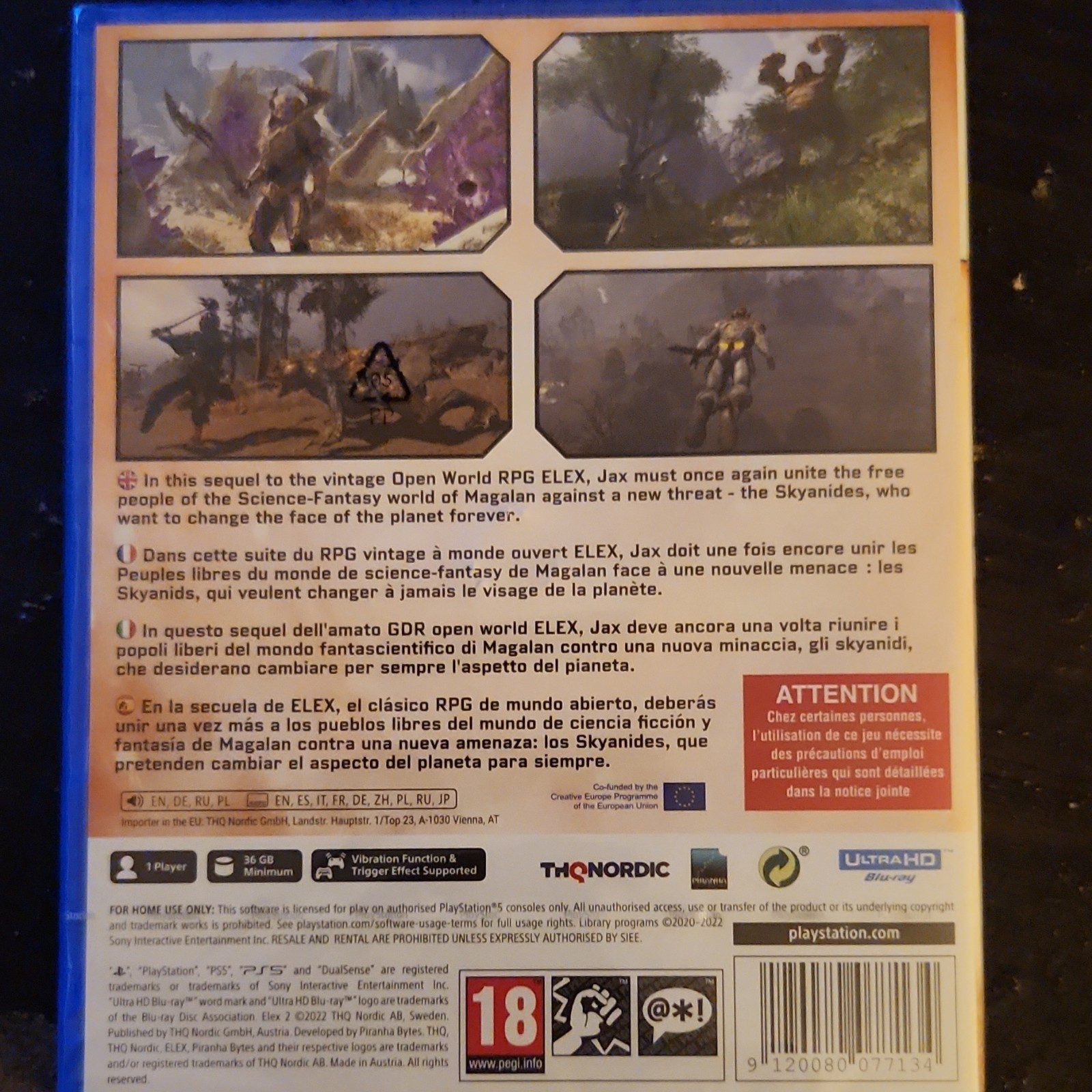 THQ Nordic Elex II Science-Fantasy Role Playing Action & Adventure PAL 18 PS5