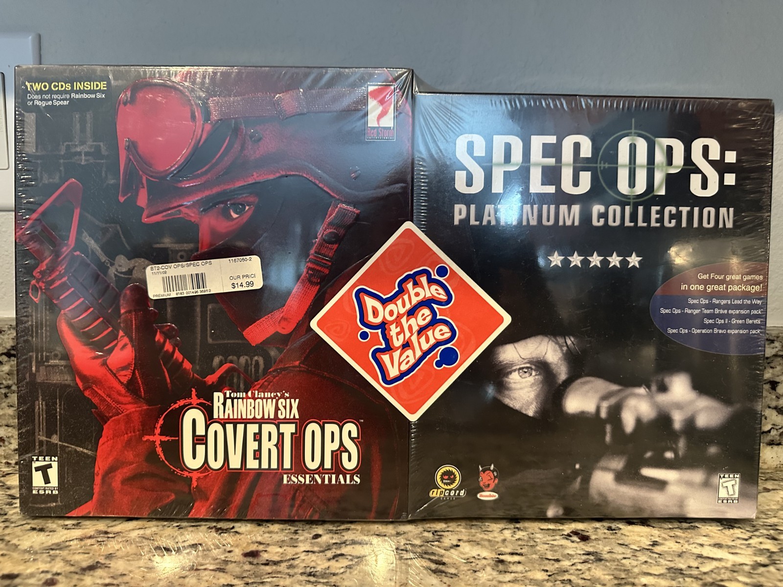 Rainbow Six: Covert Ops Essentials & Spec Ops: Platinum Collection Set – Sealed