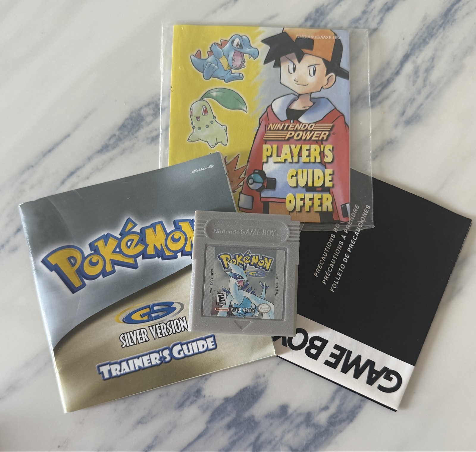 Pokemon Silver Version CIB Complete in Box Game Boy Color 2000 Authentic Lugia