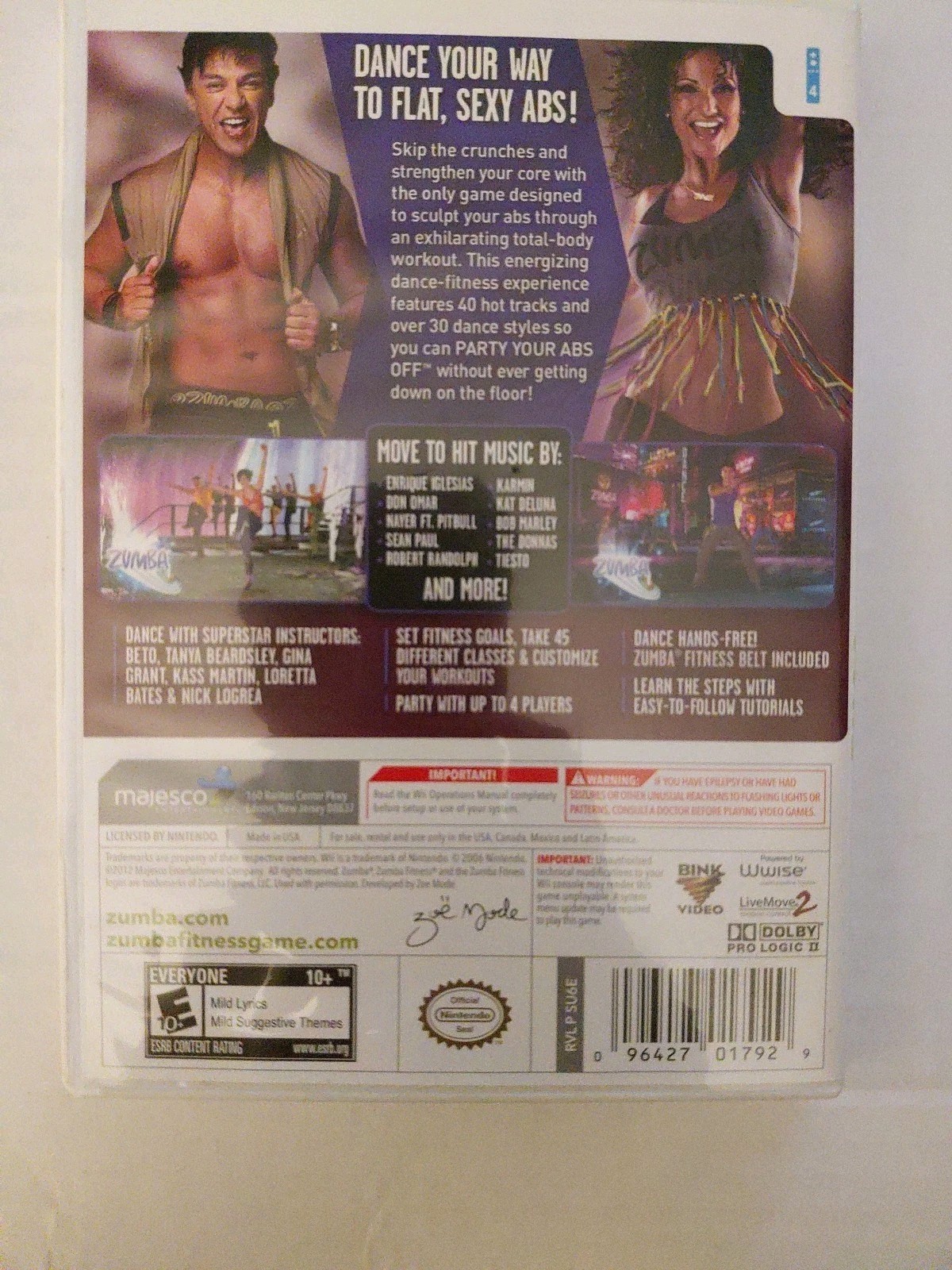 Zumba Fitness Core (Nintendo Wii, 2012)