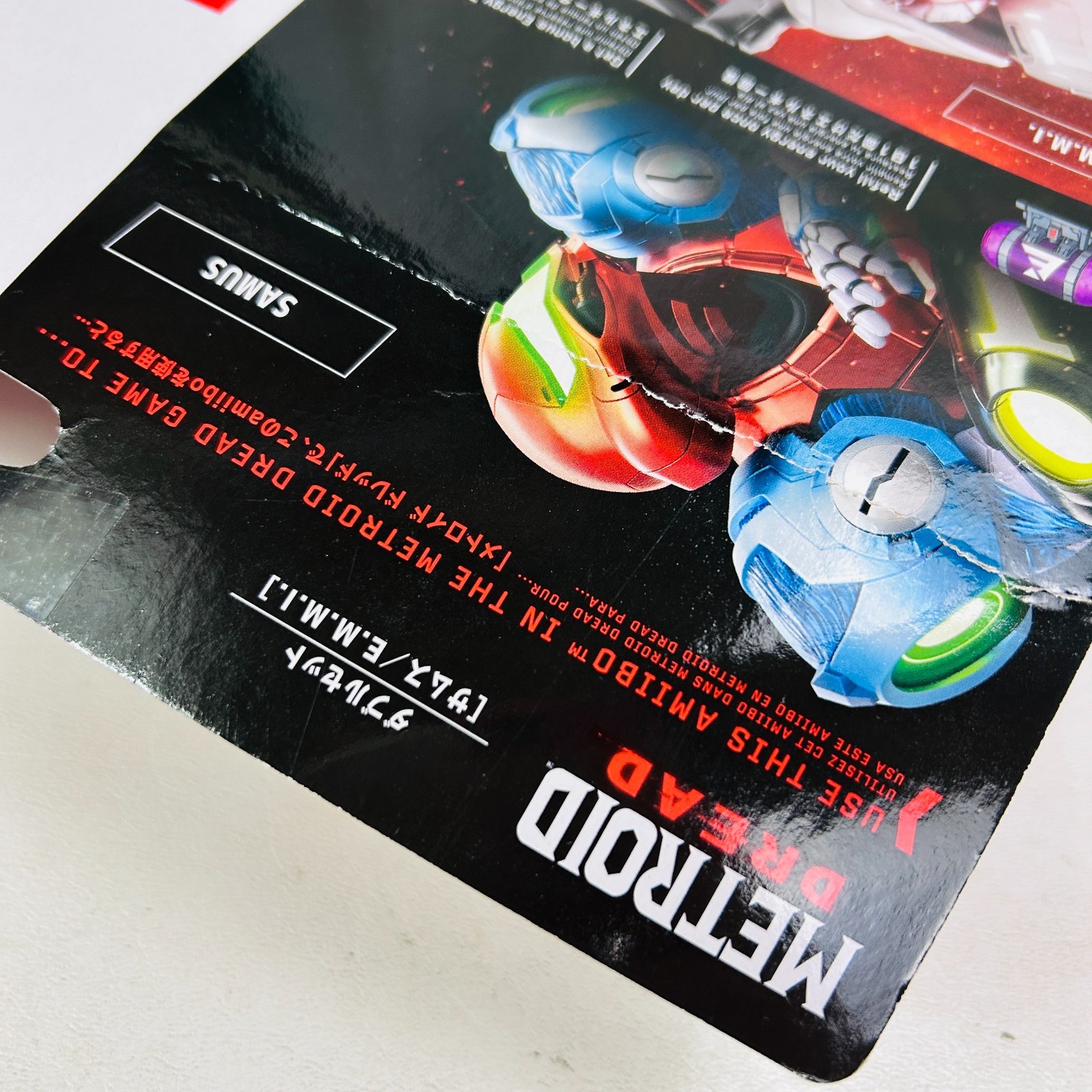 Nintendo amiibo Metroid Dread – Samus and E.M.M.I. Figures – Sealed