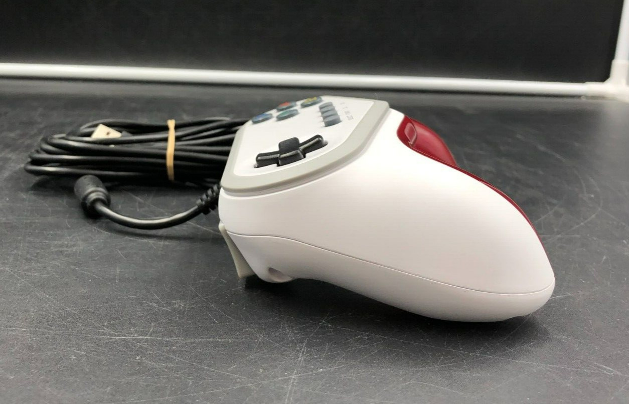Hori Pokken Tournament White/Red Wired Pro Pad Controller for Nintendo Wii U