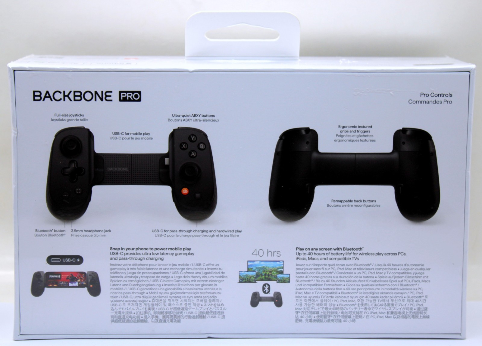 Backbone Pro – (USB-C) Mobile and Wireless Controller for Cloud Gaming – SEALED!