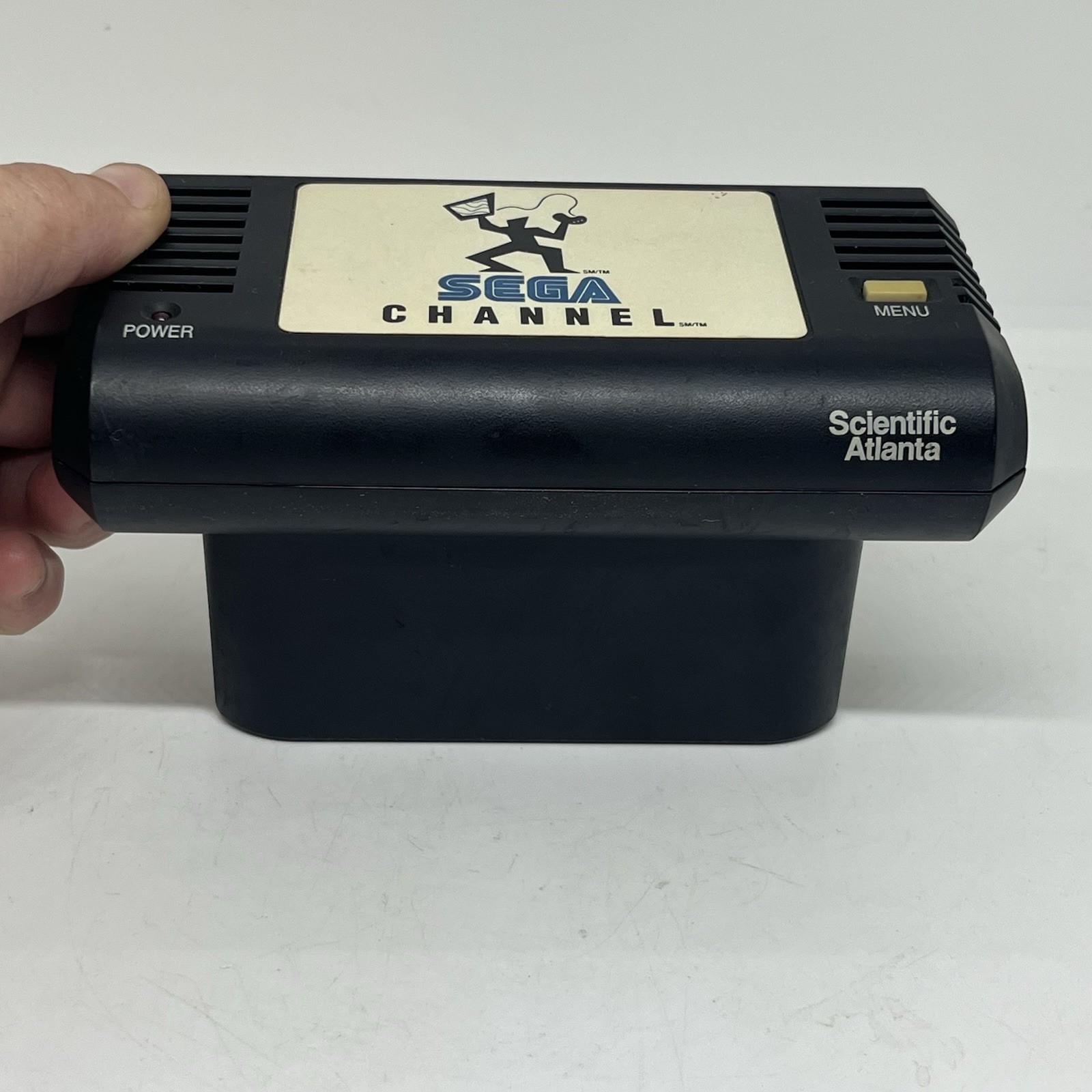 SEGA Channel Adapter Black External Attachment Sega Genesis Console (untested)