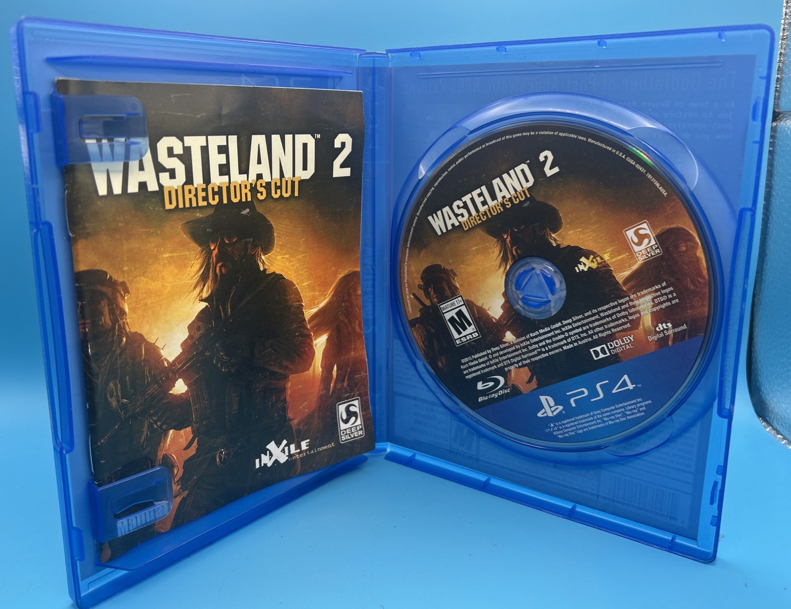 Wasteland 2: Director’s Cut (Sony PlayStation 4, 2015) PS4 Complete With Insert