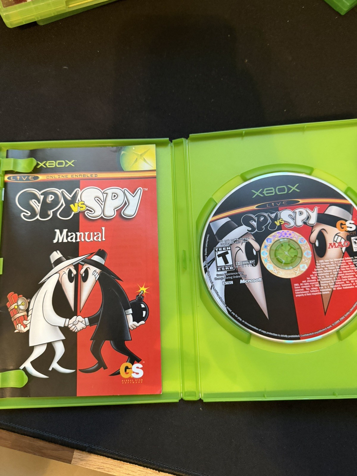 Spy vs. Spy Global Versus Star Software Microsoft Xbox MINT condition COMPLETE!