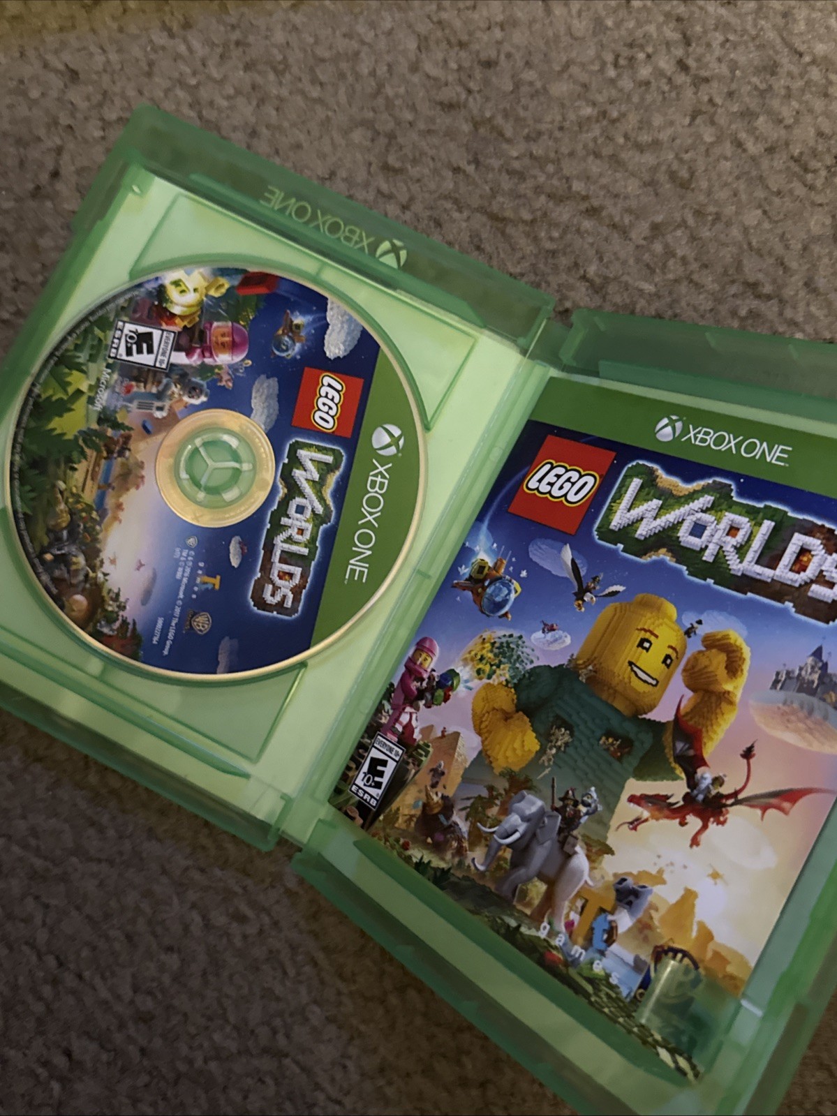 LEGO Xbox One WB LEGO Games Lot of 4 Jurassic Park Incredibles DC Villans Worlds