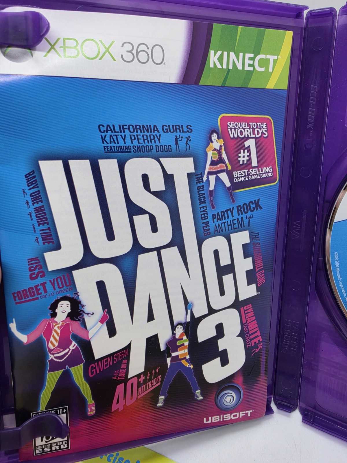Just Dance 3 (Microsoft Xbox 360) Cib Complete Mint Tested Working
