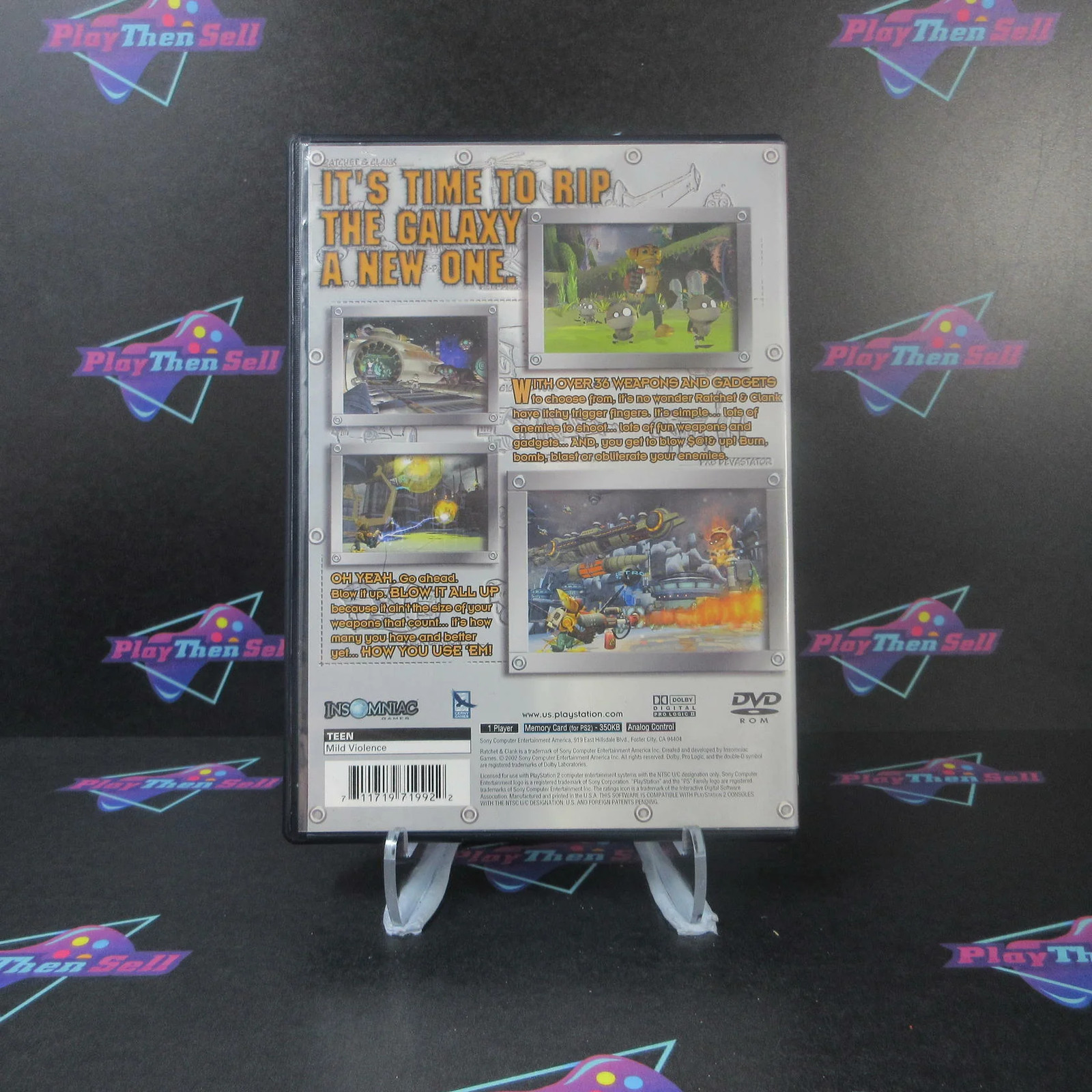 Ratchet & Clank PS2 PlayStation 2 GH – Very Good – 1 Year Warranty