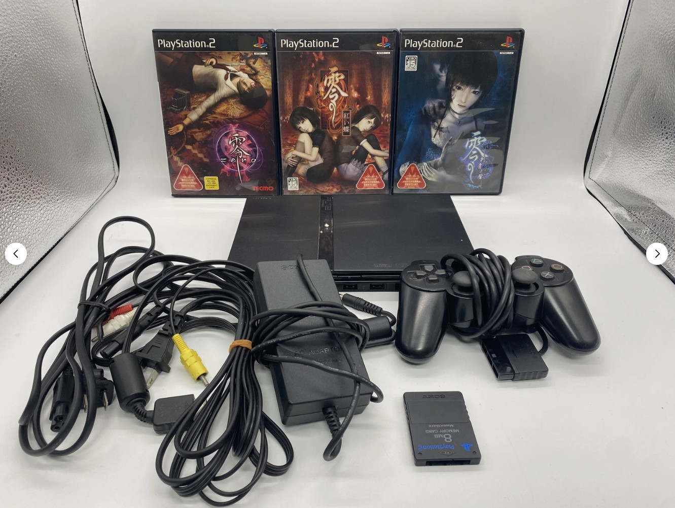 PS2 Playstation2 Console w/ Fatal Frame Zero series set SCPH-70000 JP Ver.