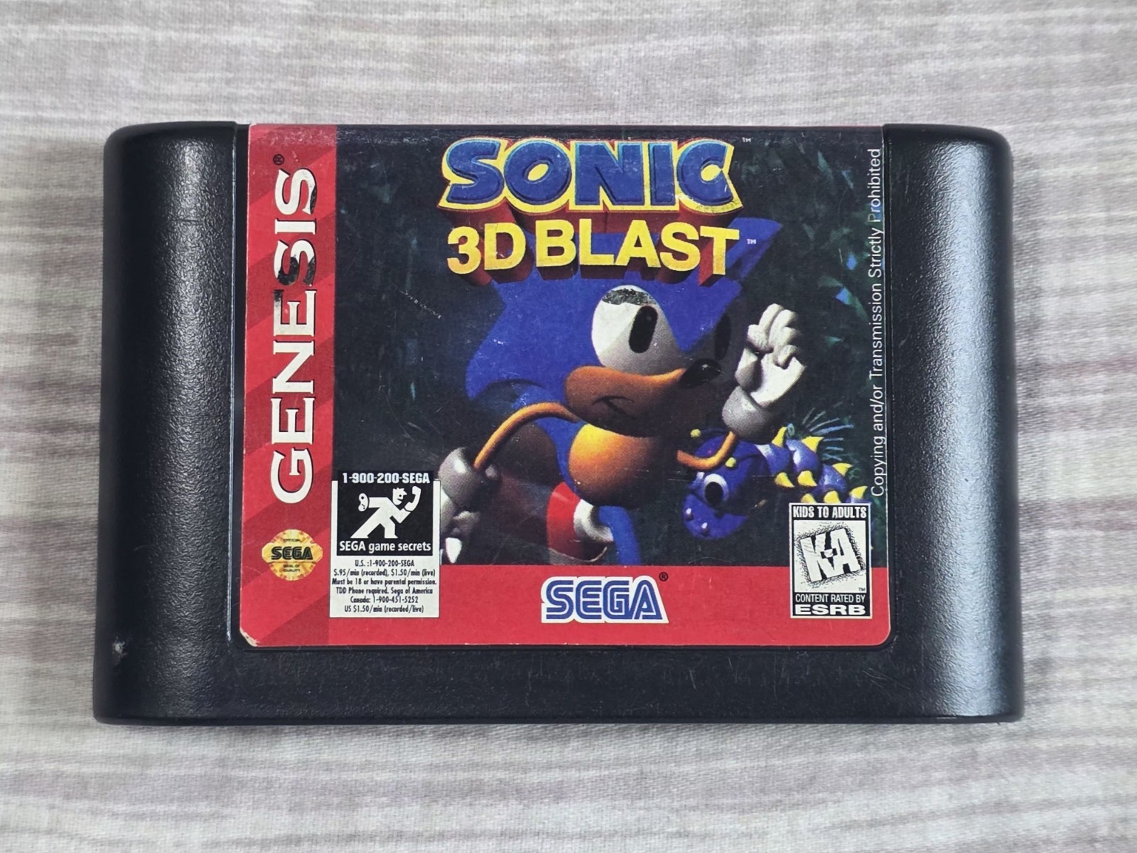 Sega Genesis 16-Bit Console Bundle – 2 Controllers, Games, Cables – Parts/Repair
