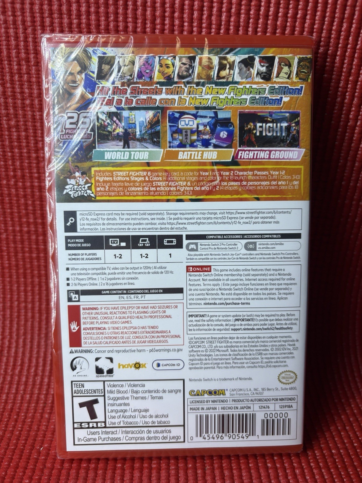 STREET FIGHTER 6 Year 1-2 Fighters Edition – Nintendo Switch 2 Brand New Sealed